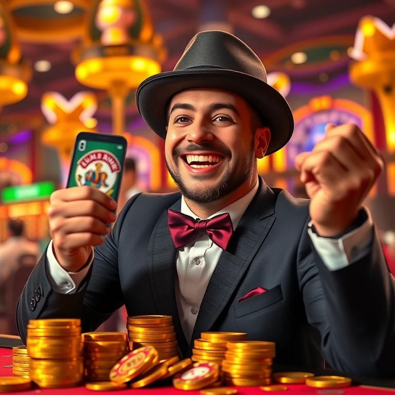 Joueur français heureux avec un jackpot virtuel dans Ninlay Casino